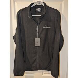 RawGear Jacket Mens size M Fleece Black Full Zip Model RG544 Rawgear NWT